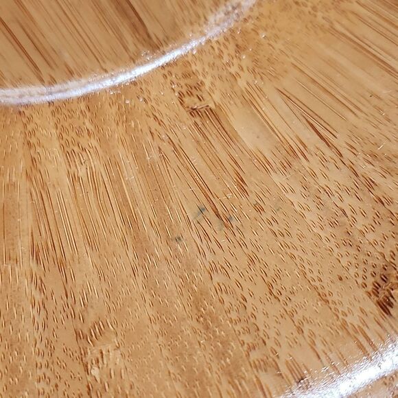 Japanese Artist Signed Bamboo LG Wooden Bowl - Picture 6 of 6